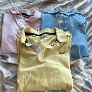 Hollister Men’s Polos Set Of 3